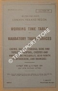 Working Time Table of Mandatory Trains - Section M - Crewe, Dunford Bridge, Dore and Totley, Liverpool, Chester and Manchester Piccadilly, also North Staffordshire and branches, 4 May 1970 to 2 May 1971 by British Railways London Midland Region